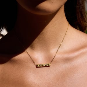 1 Piece Elegant Heart Stainless Steel Gold Color Women's Pendant Necklaces h5 Picture7