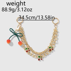 1 Piece Sweet Cherry Bag Charms h5 Picture2