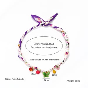 Tropical Series Colorful Flower Stainless Steel Gold Color Women's Pendant Necklaces h5 Picture2