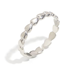 Simple Series Daily Solid Color Stainless Steel Minimalist Rings h5 Picture4