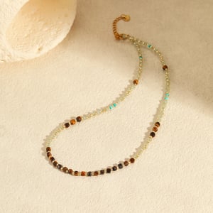 Classic Series Daily Geometric Stainless Steel Women's Beaded Necklaces h5 Picture4