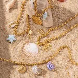 1 Piece Shell Stainless Steel Gold Color Pendant Necklaces h5 Picture3
