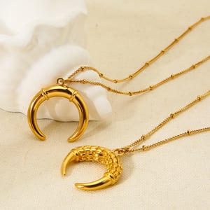 Retro Sun/Moon Stainless Steel  Pendant Necklaces h5 Picture3