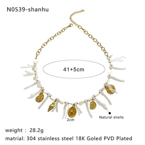 1 Piece Oceanic Statement Necklace h5