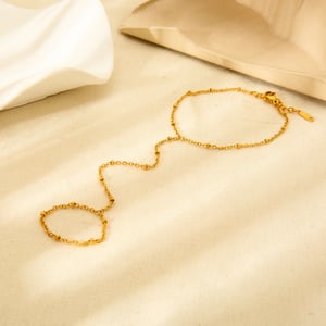 Chain Stainless Steel Gold Color  Women's Chain Bracelets h5 Picture2