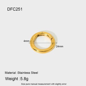 Simple Series Daily Geometric Stainless Steel Women's  Pendants h5