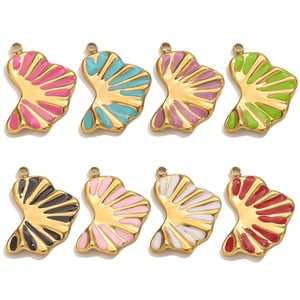 1 Piece Colorful Stainless Steel Gold Color Women's Pendants h5 Picture3