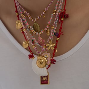 1 Piece Luxurious Series Classic Shell Stainless Steel Gold Color Women's Pendant Necklaces h5 Picture4