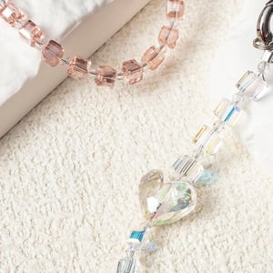 1 Piece Stylish Series Silver Heart Aluminum Phone Strap h5 Picture4