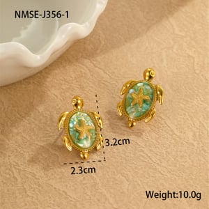 Romantic Series Vacation Animal Stainless Steel  Women's Stud Earrings h5