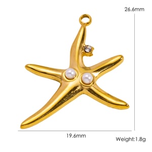 1 Pair Simple Series Cute Turtle Stainless Steel Women's Pendants h5