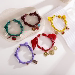 1 Piece Romantic Series Flower Stainless Steel Gold Color Anklets h5 Picture4