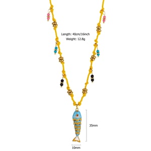 1 Piece Luxurious Series Elegant Fish Copper Women's Pendant Necklaces h5