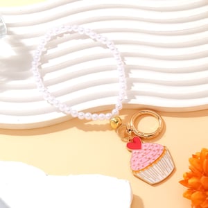 1 Piece Sweet Cake Alloy Keychain h5 Picture2