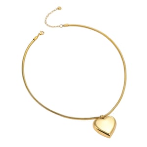 Simple Heart Stainless Steel   Gold Color  Women's Pendant Necklaces h5 Picture5