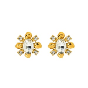 Luxurious Series Elegant Geometric Stainless Steel Women's Stud Earrings h5 Picture5