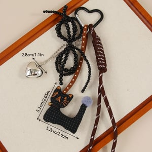 1 Pair Daily Animal PU Women's Bag Charms h5