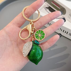 1 Piece Lemon Alloy Keychain h5