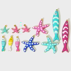 1 Piece Fish Stainless Steel DIY Pendant h5 Picture4