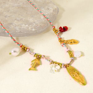 Romantic Series Sweet Turtle Stainless Steel Women's Pendant Necklaces h5 Picture3