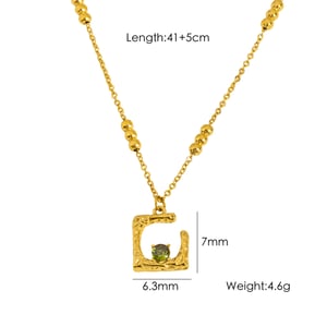 Vintage and Elegant Stainless Steel Pendant Necklace for Women h5
