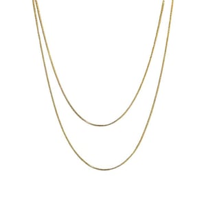 Simple and Versatile Double-layer Stainless Steel Women's Necklace h5 Picture5