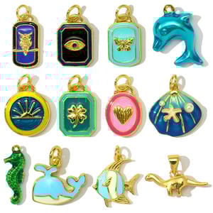1 Piece Vacation Turtle Stainless Steel Gold Color Women's Pendants h5 Picture4