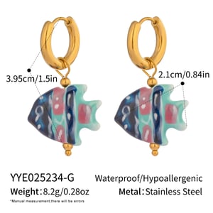 1 Pair Cute Fish Drop Earrings h5