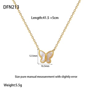 Romantic Series Sweet Bow Knot Stainless Steel  Women's Pendant Necklaces h5