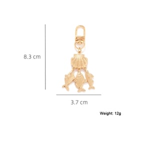 1 Piece Fish Alloy Keychain h5