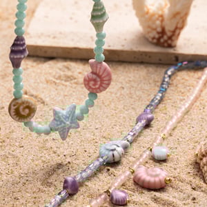1 Piece Ceramics Charm Beaded Necklaces h5 Picture2