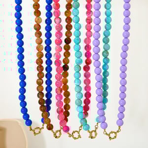 1 Piece Simple Series Daily Beads Acrylic Unisex Beaded Necklaces h5 Picture2