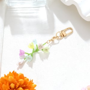 1 llavero de aleación con forma de flor h5 Imagen2