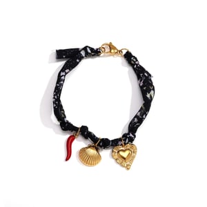 1 Piece Ethnic Series Elegant Flower Stainless Steel Women's Charm Bracelets h5