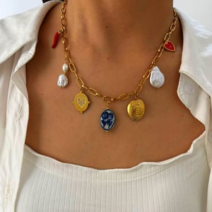1 Piece Stainless Steel Gold Color Pendant Necklace h5 Picture4