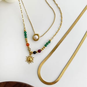 1 Piece Stainless Steel Gold Color Pendant Necklace h5 Picture4