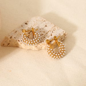 Luxurious Series Elegant Stainless Steel  Women's Stud Earrings h5 Picture4
