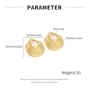 1 Paar Simple Series Daily Turtle Edelstahl Goldfarben Damen Ohrstecker h5 Bild6