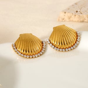 Classic Series Retro Turtle Stainless Steel  Women's Stud Earrings h5 Picture2