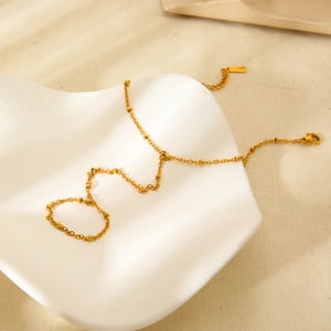 Chain Stainless Steel Gold Color  Women's Chain Bracelets h5 Picture3
