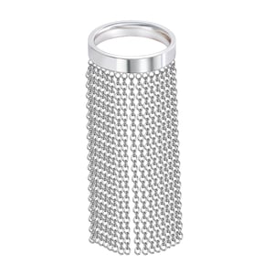 1 Stück Statement-Ringe aus Edelstahl mit Quaste h5 Bild5