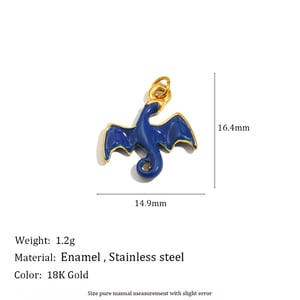 Cute Mini Animal DIY Stainless Steel Pendant h5 Picture5