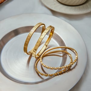 1 Piece Luxurious Series Elegant Butterfly Stainless Steel Gold Color Women's Bangles h5 Picture6