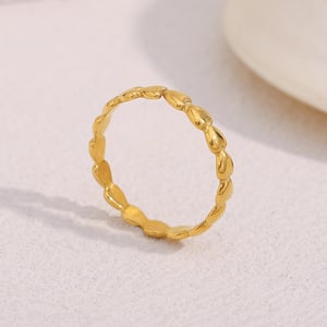 Simple Series Daily Solid Color Stainless Steel Minimalist Rings h5 Picture3