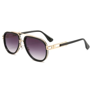 Simple Series Casual Solid Color PC Women's Sunglasses h5