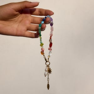 1 Stück polychrome Perlen Edelstahl Gold Farbe Damen Charm Armbänder h5 Bild8