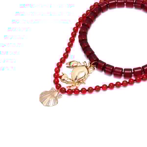 1 Set Crab Alloy Beaded Necklaces h5 Picture3