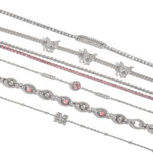 1 Piece Luxurious Series Cute Letter Stainless Steel Women's Chain Bracelets h5 Picture7