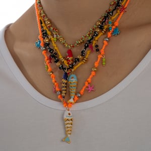 1 Piece Luxurious Series Elegant Fish Copper Women's Pendant Necklaces h5 Picture3