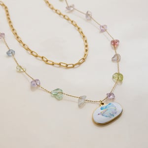1 Piece Tropical Fish Stainless Steel Gold Color Women's Pendant Necklaces h5 Picture4